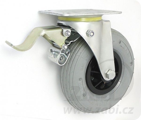 Pneumatické koleso 200 mm otočná vidlica