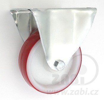 Plastové koleso 125 mm pevná vidlica 