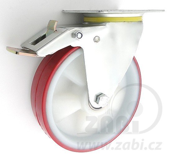 Plastové koleso 200 mm otočná vidlica 
