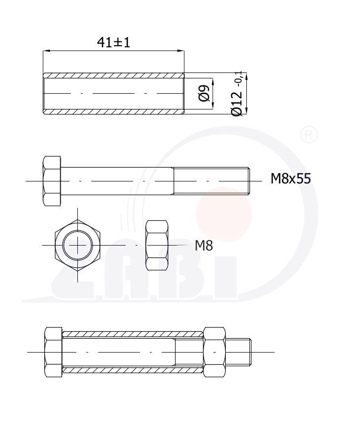 Montážny kit T1