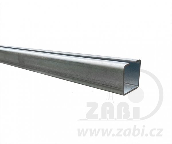 Pozinkovaný C profil pre posuvnú bránu 60 mm dĺžka 6 metrov ZABI