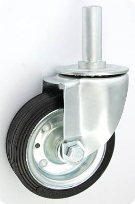 Gumové koleso 140 mm otočná vidlica s čapom