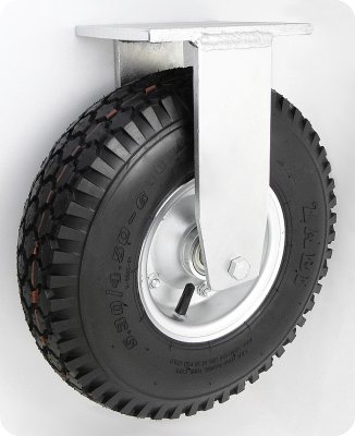 Pneumatické koleso 350 mm pevná vidlica