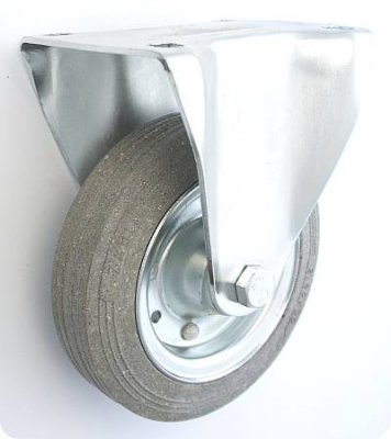 Gumové koleso 160 mm pevná vidlica s doskou
