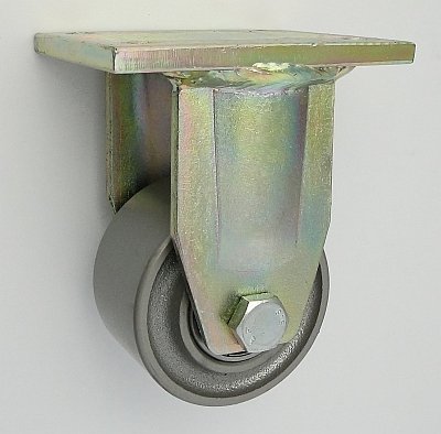 Liatinové koleso 80 mm pevná vidlica s doskou