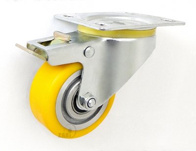 Polyuretánové koleso 100 mm otočná vidlica