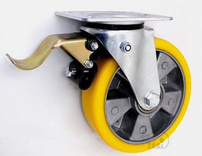 Polyuretánové koleso 180 mm otočná vidlica