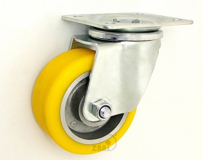 Polyuretánové koleso 100 mm otočná vidlica