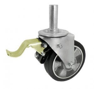 Gumové koleso 160 mm otočná vidlica s čapom