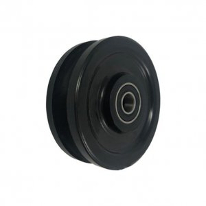 Plastová kladka s ložiskom pre lanko 60 mm 