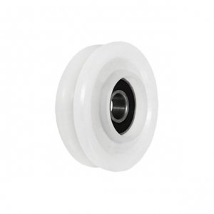 Plastová kladka s ložiskom pre lanko 52 mm 