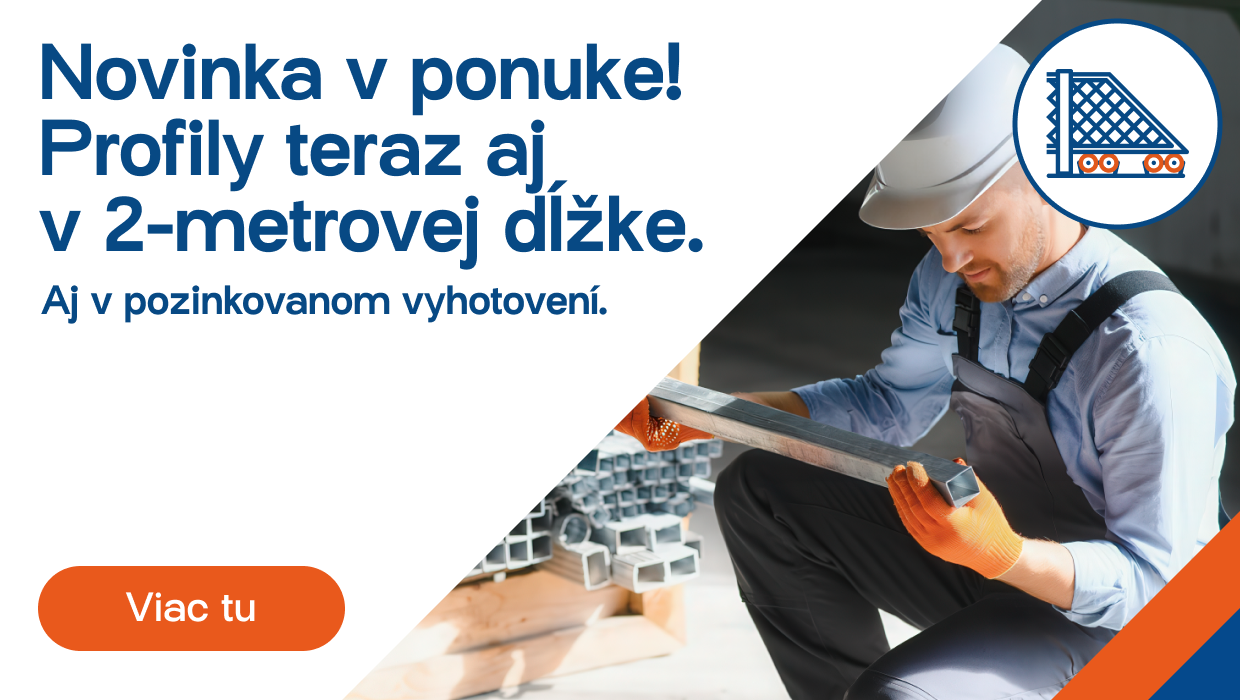 Banner - Novo C-profily v dĺžke 2 metre